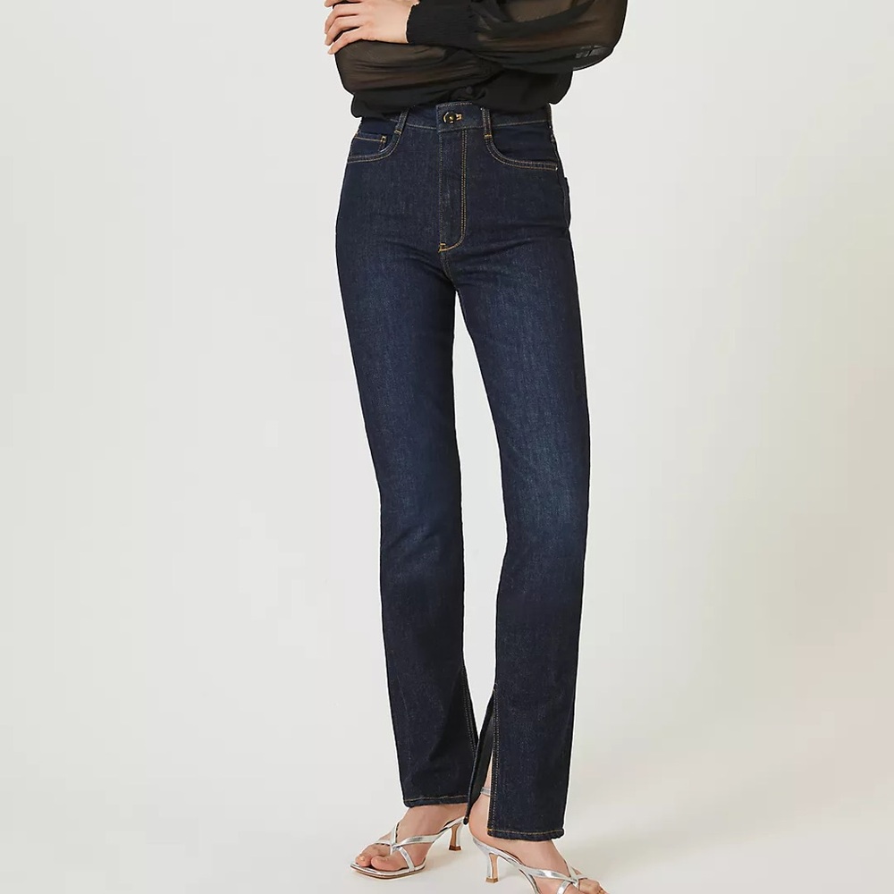 ANTHROPOLOGIE PILCRO The Split Straight Jeans